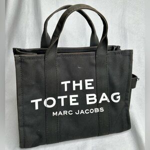 Marc Jacobs Black Canvas Tote Bag
